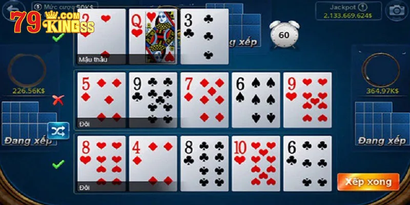 Luật lệ và bộ thông dụng trong game bài Mậu Binh