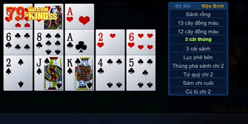 Thủ thuật chơi game bài Mậu Binh bất bại