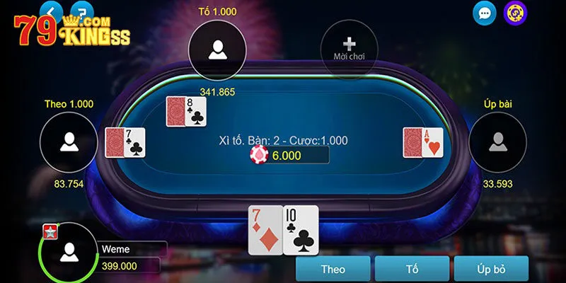 Luật chi tiết cần nắm rõ của game bài xì tố